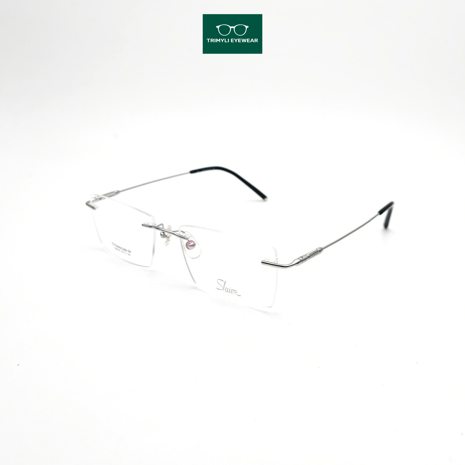 Gọng kính khoan titanium 130016C Trimyli Eyewear