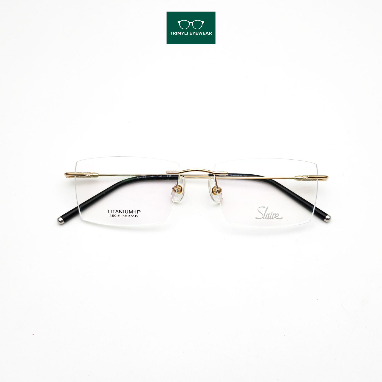 Gọng kính khoan titanium 130016C Trimyli Eyewear