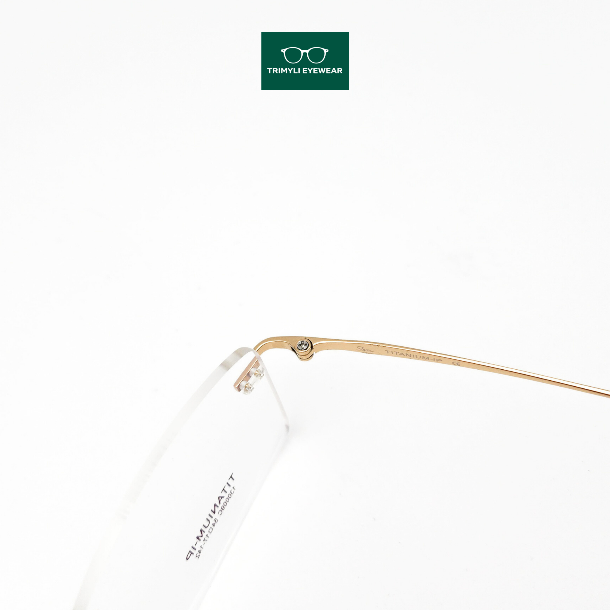 Gọng kính khoan không viền titanium 130009C Trimyli Eyewear