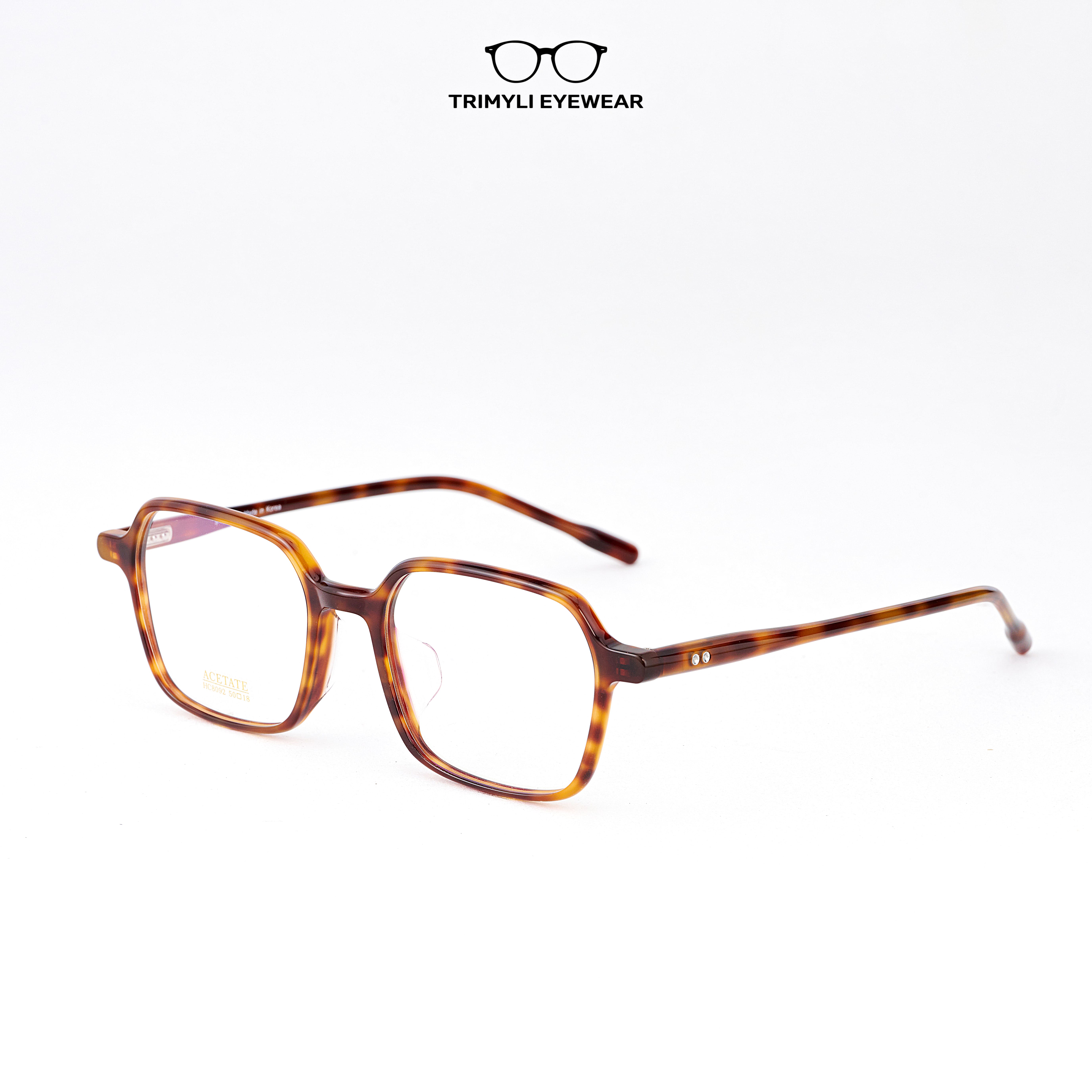 Gọng kính đa giác nhiều màu unisex 8092