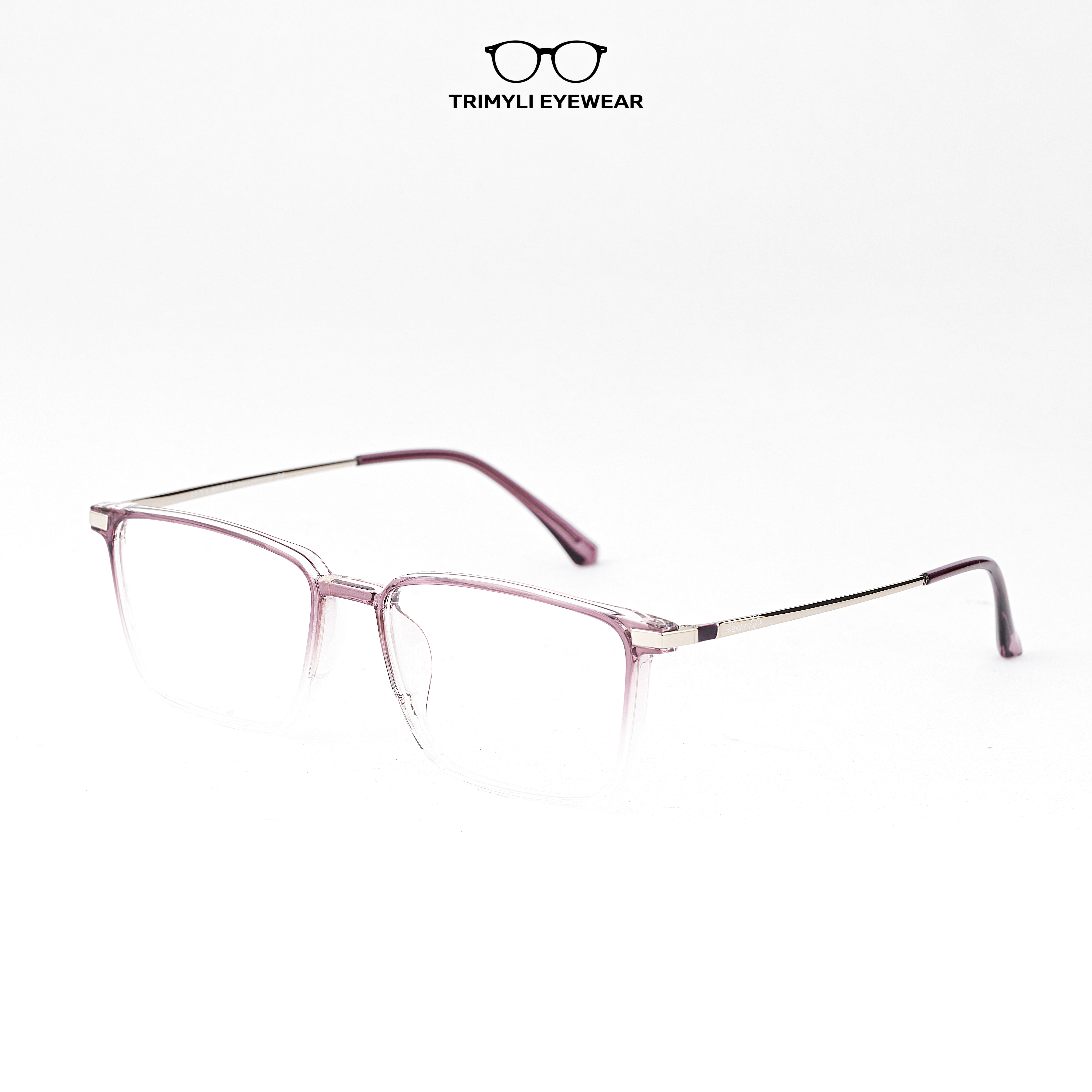 Gọng nhựa dáng vuông càng kim loại 8111 Trimyli Eyewear