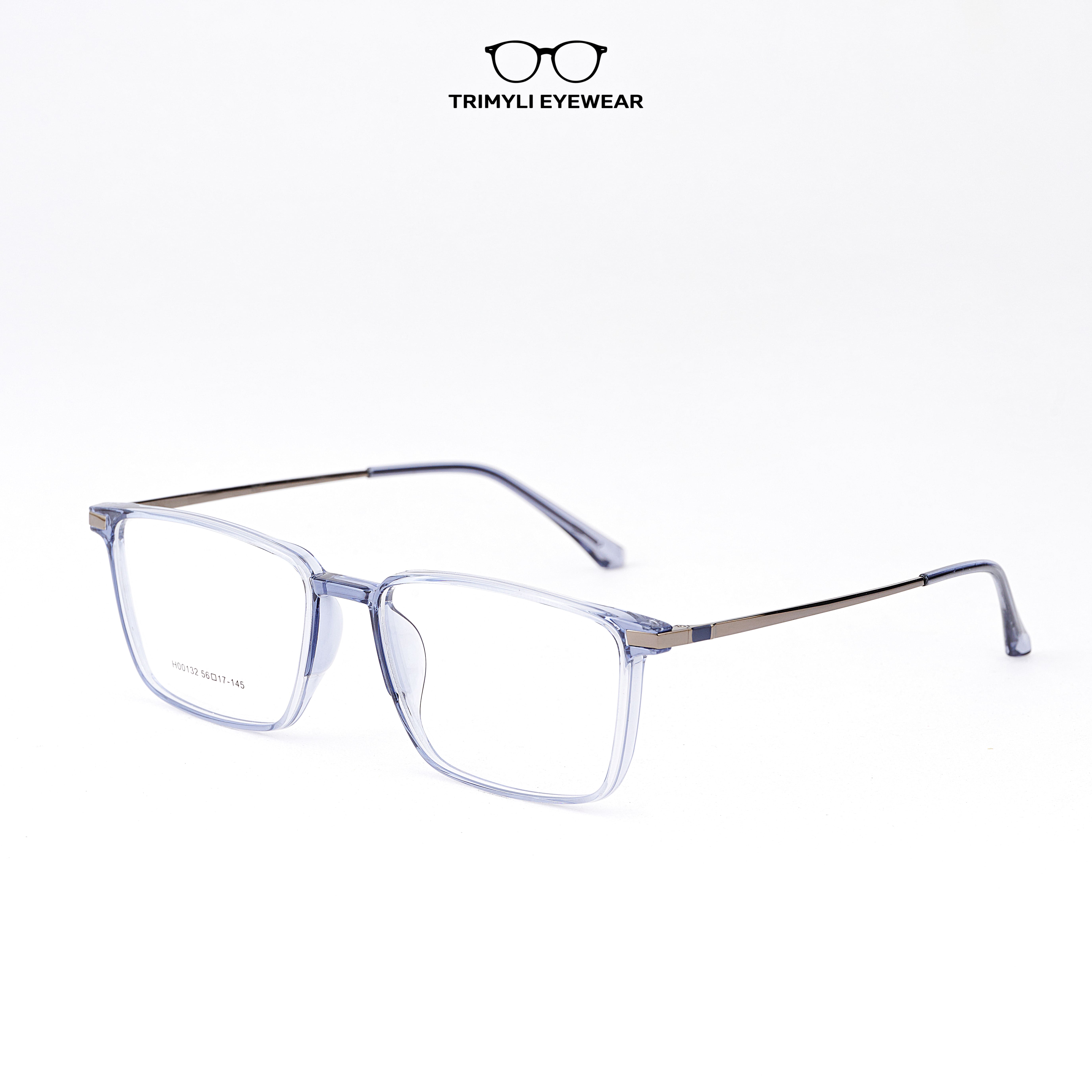 Gọng nhựa dáng vuông càng kim loại 8111 Trimyli Eyewear