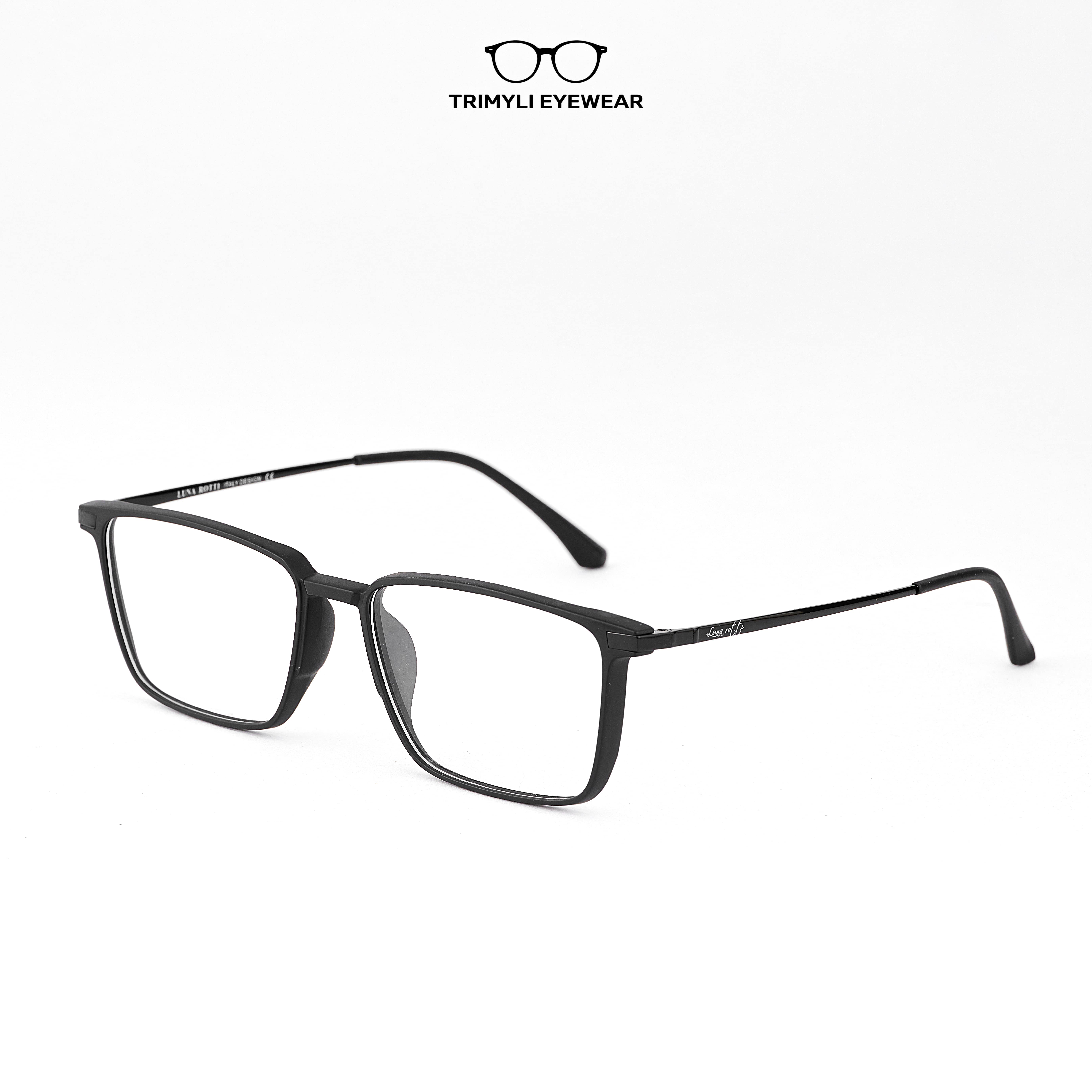 Gọng nhựa dáng vuông càng kim loại 8111 Trimyli Eyewear
