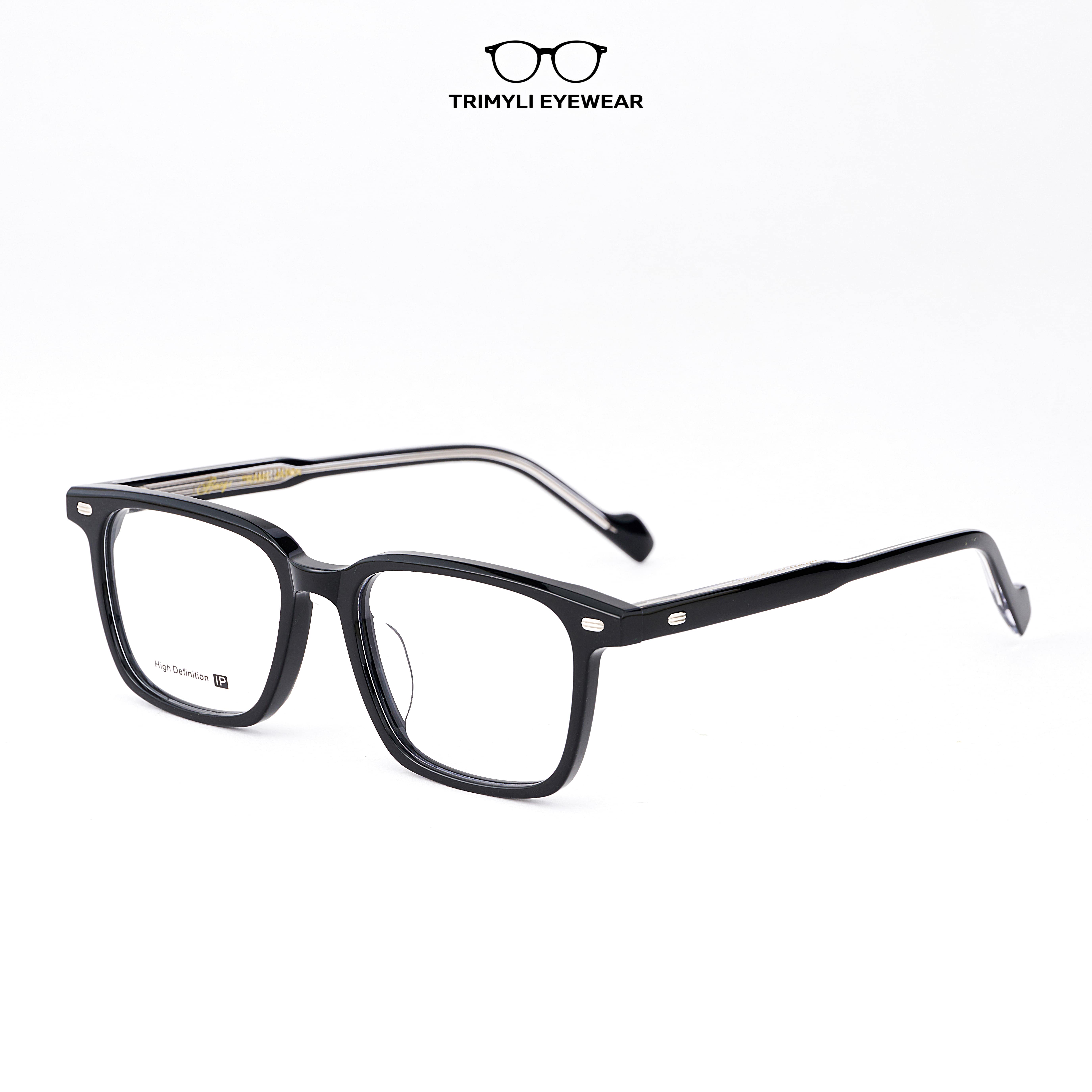 Gọng nhựa dáng vuông acetate N077