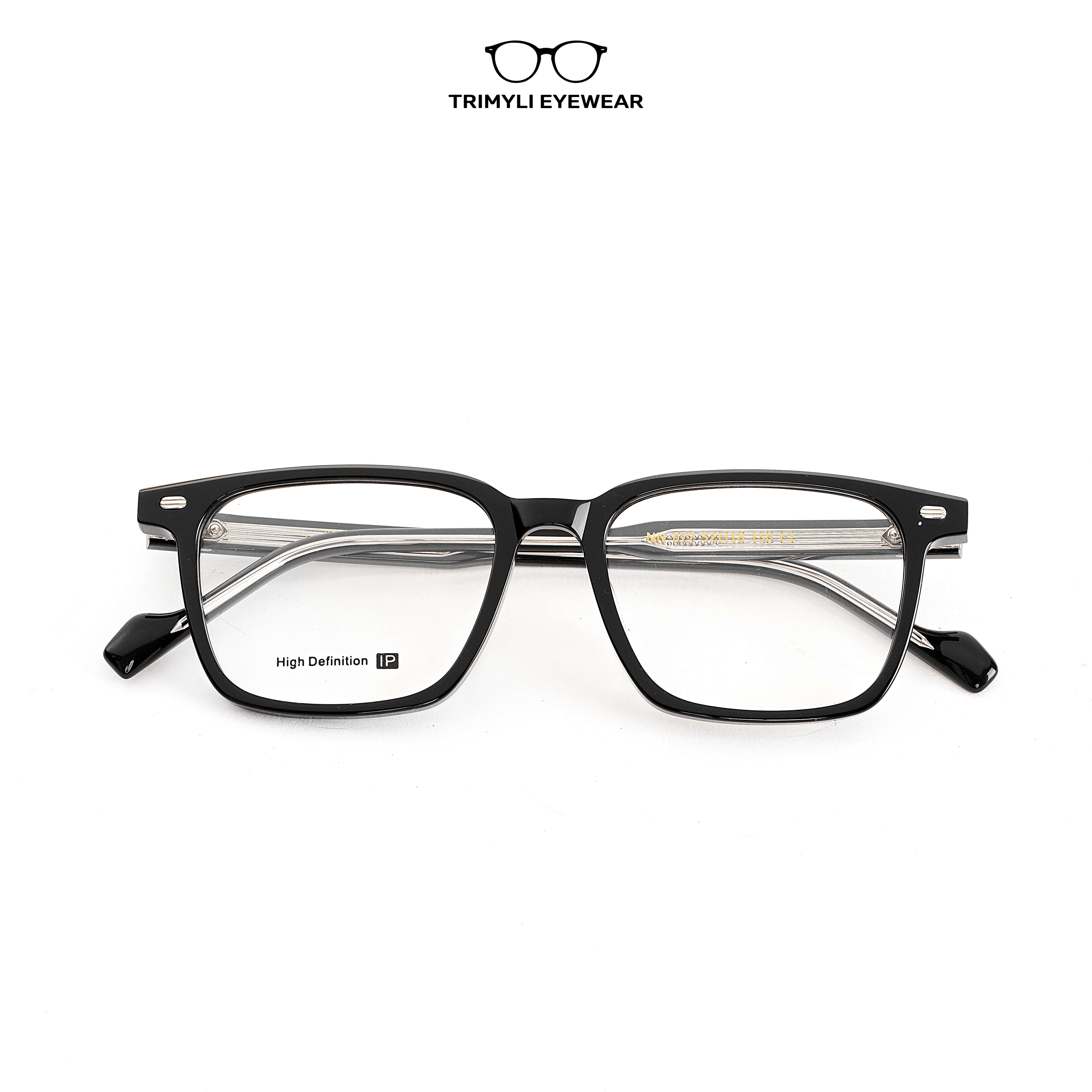Gọng nhựa dáng vuông acetate N077
