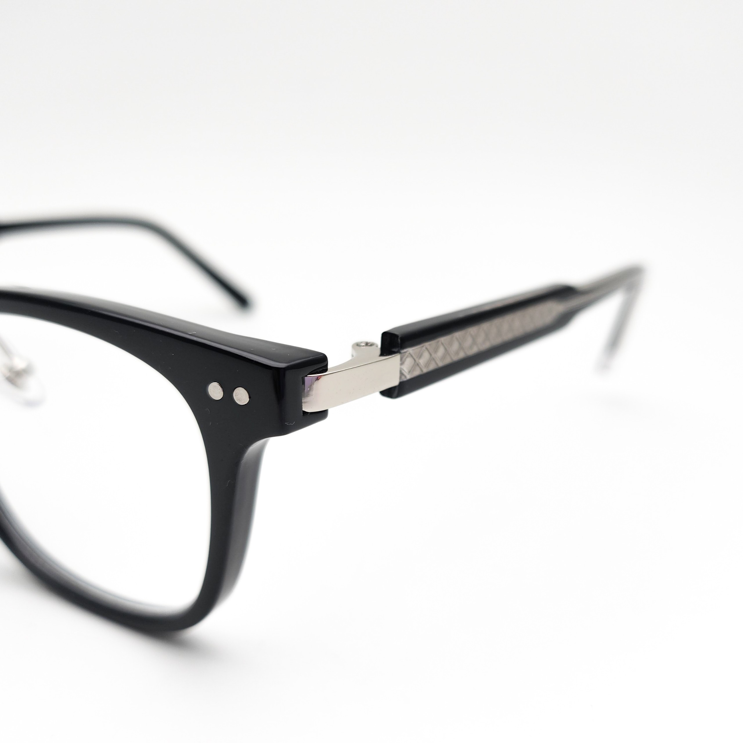 Gọng kính dáng vuông cầu mũi kim loại kính mắt nam nữ Trimyli Eyewear 9249