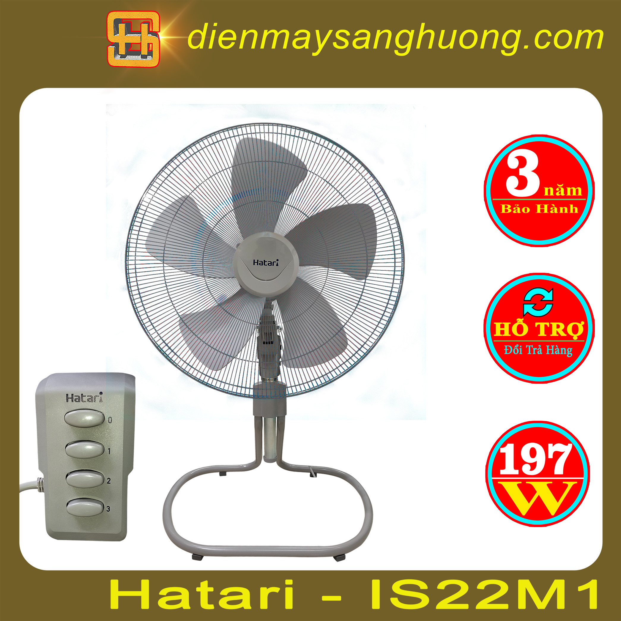 Quạt Công Nghiệp Hatari - IS22M1