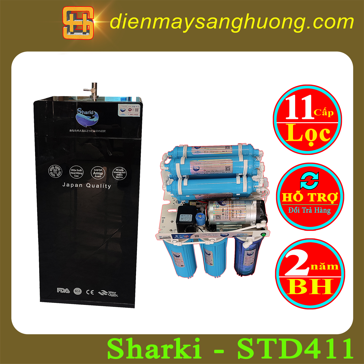 Máy Lọc Nước Sharki - STD411