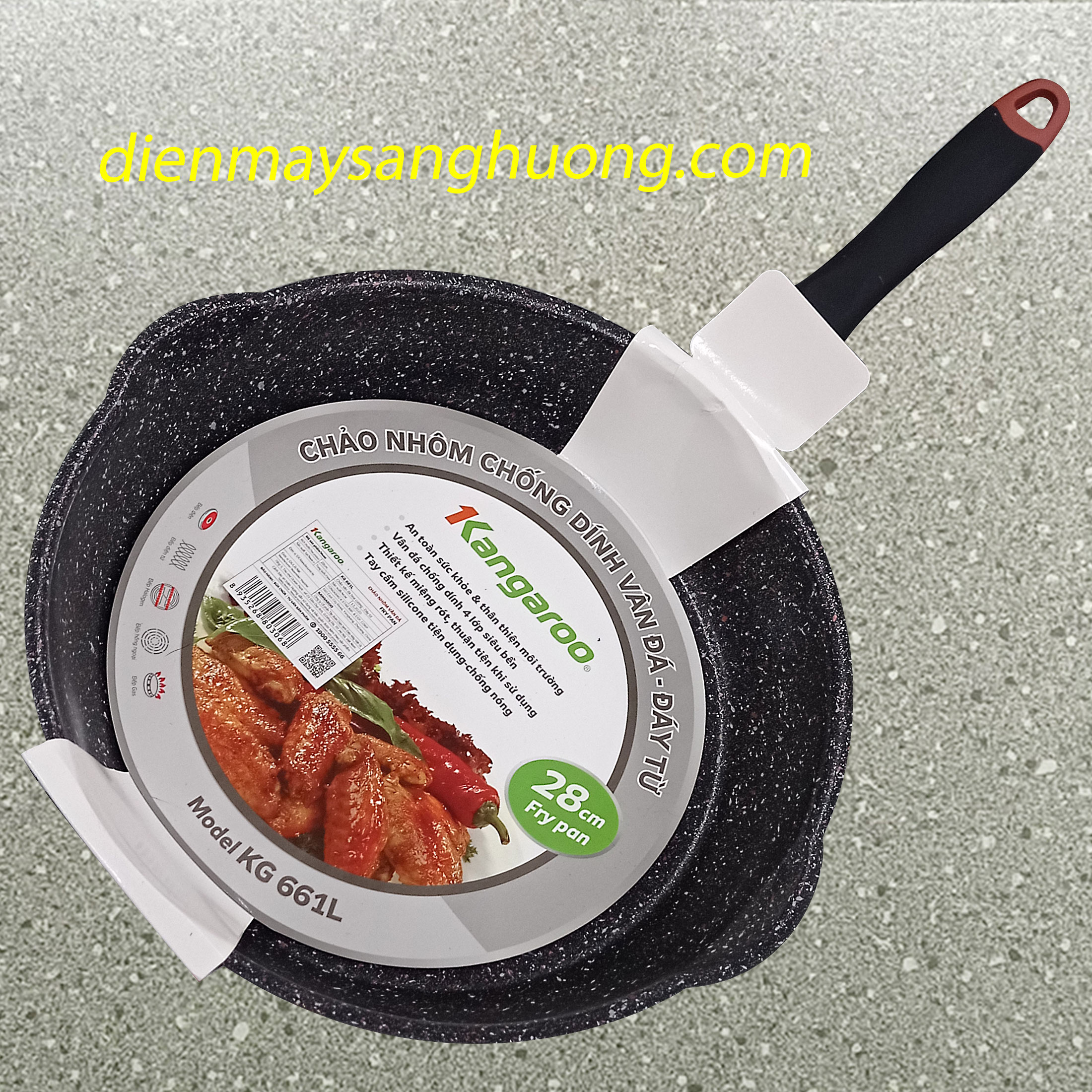 Chảo Đáy Từ Kangaroo Ø28 (KG 661L)