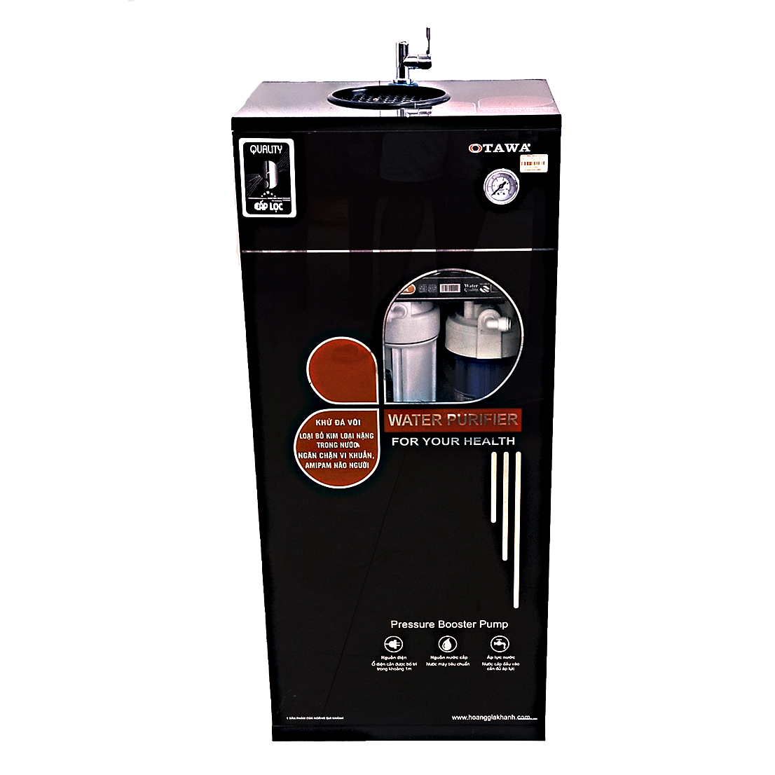 MÁY LỌC NƯỚC OTAWA PURIFIER - 9 CẤP LỌC (CỐC SỐ 1 DÀI)