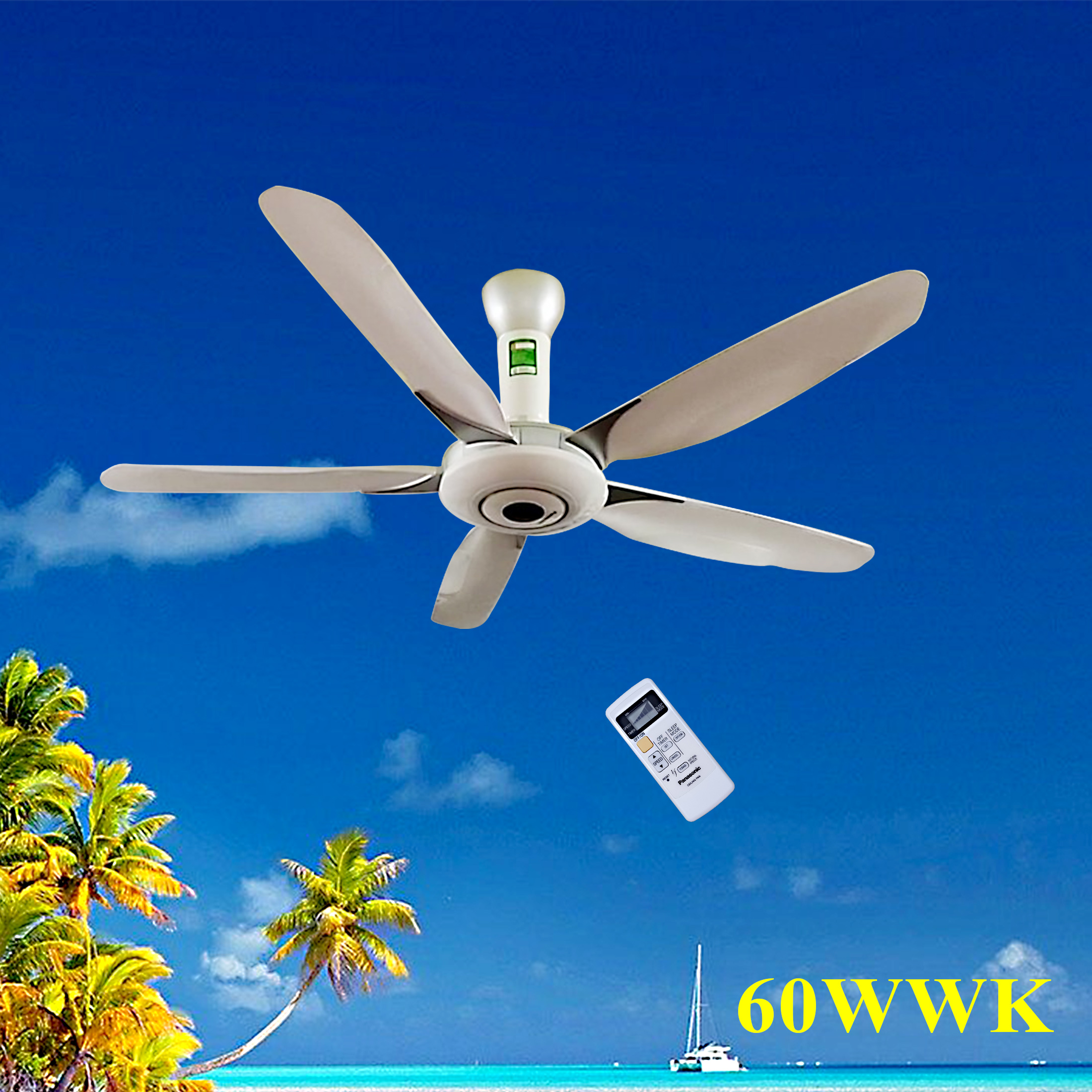 Quạt Trần Panasonic 5 Cánh - 60WWK