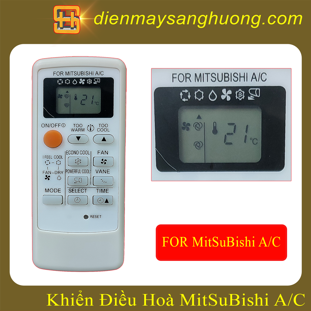 Điều Khiển Điều Hoà MitsuBishi