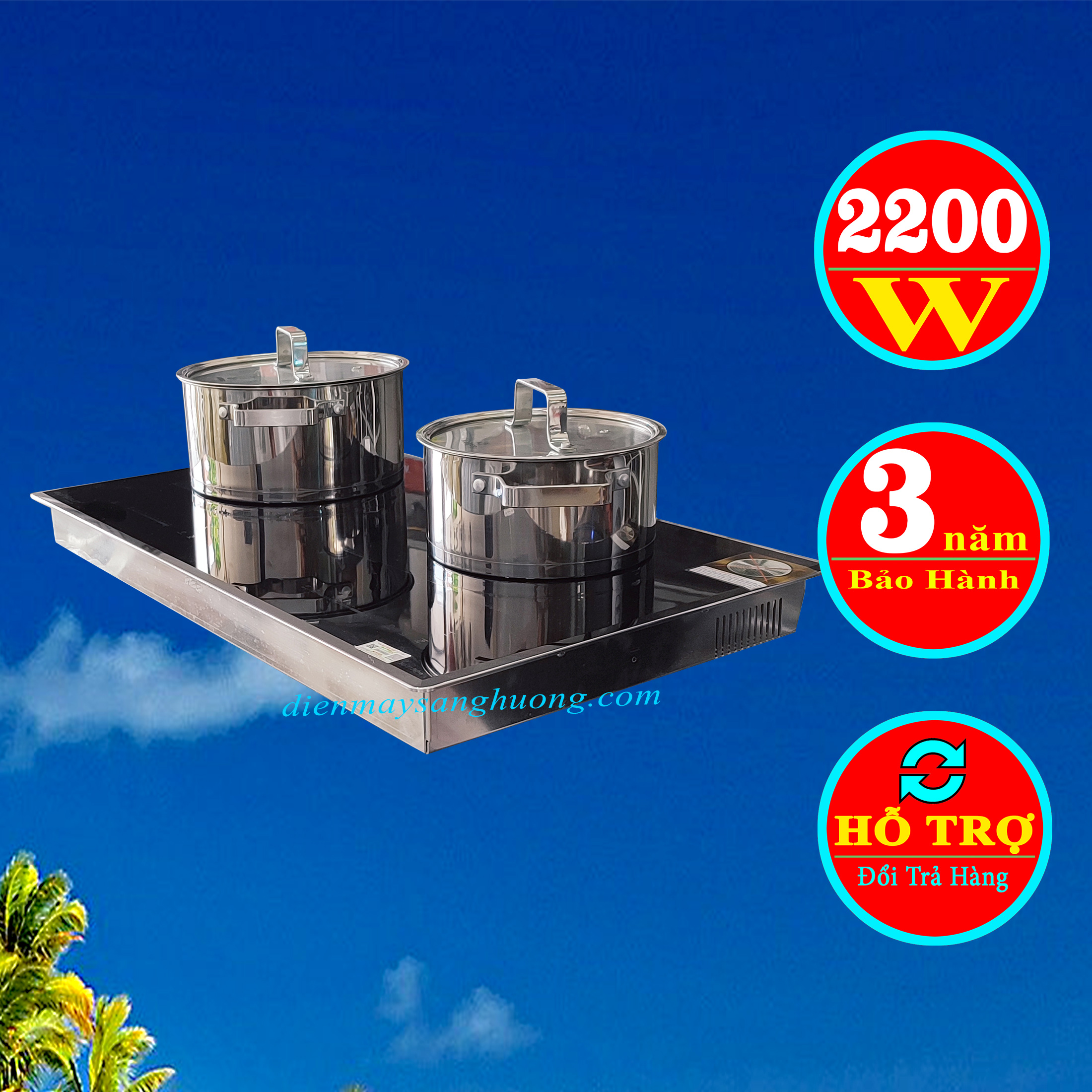 Bếp Từ Đôi Eurosun EU-T726 Pro
