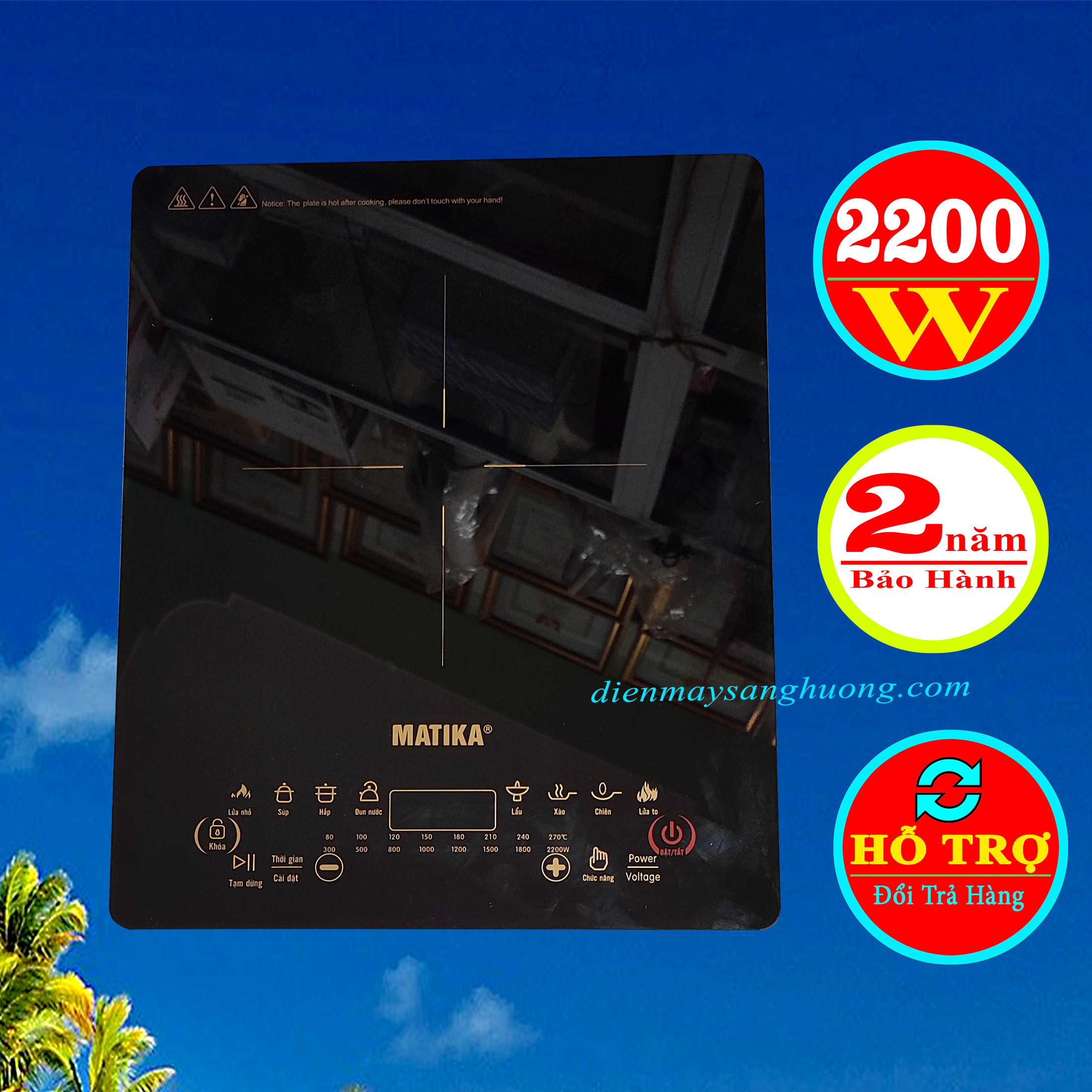 Bếp Từ Đơn MATIKA - MTK – 2118