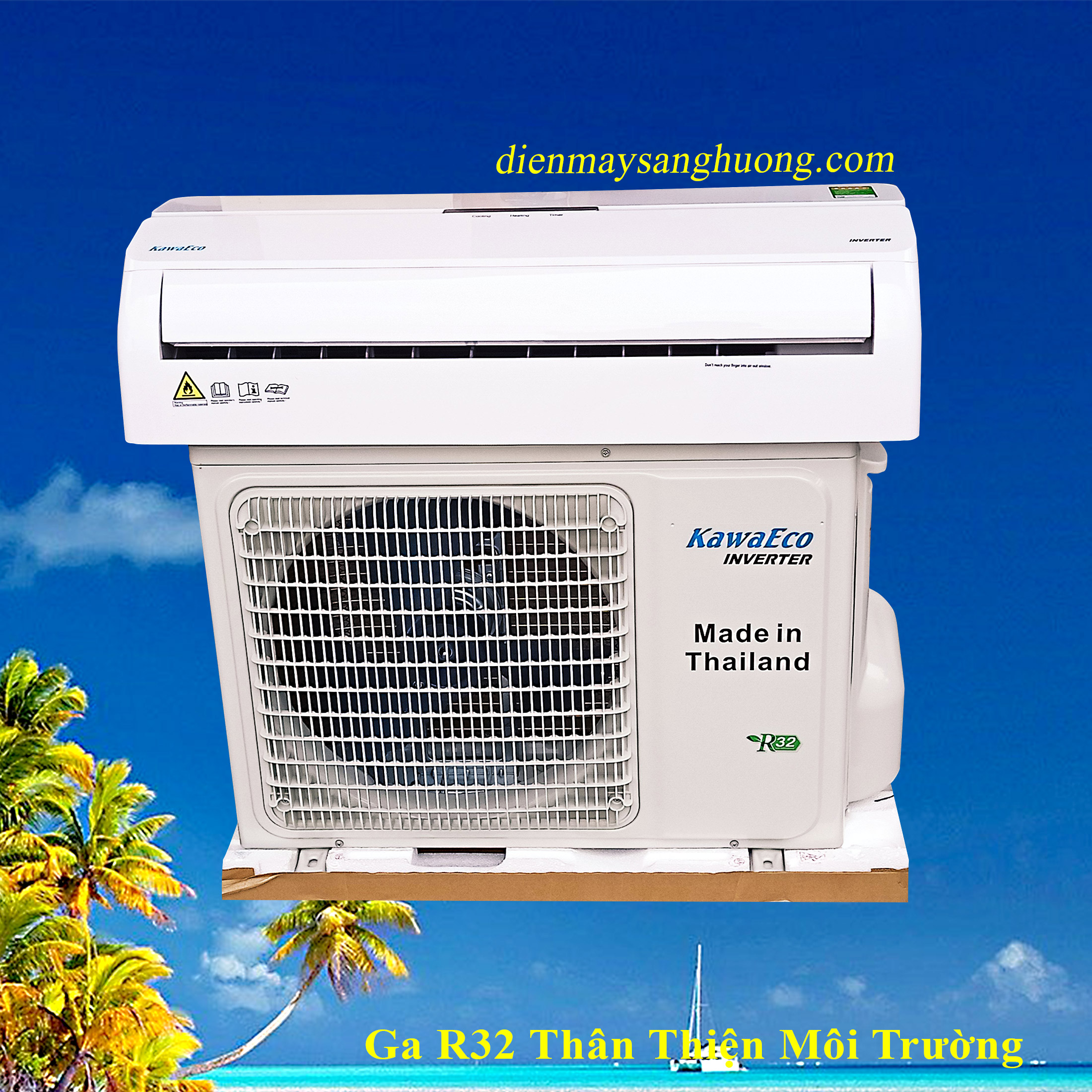 Điều Hoà KawaEco - 9.000BTU - 1C inverter KA - 09SRI