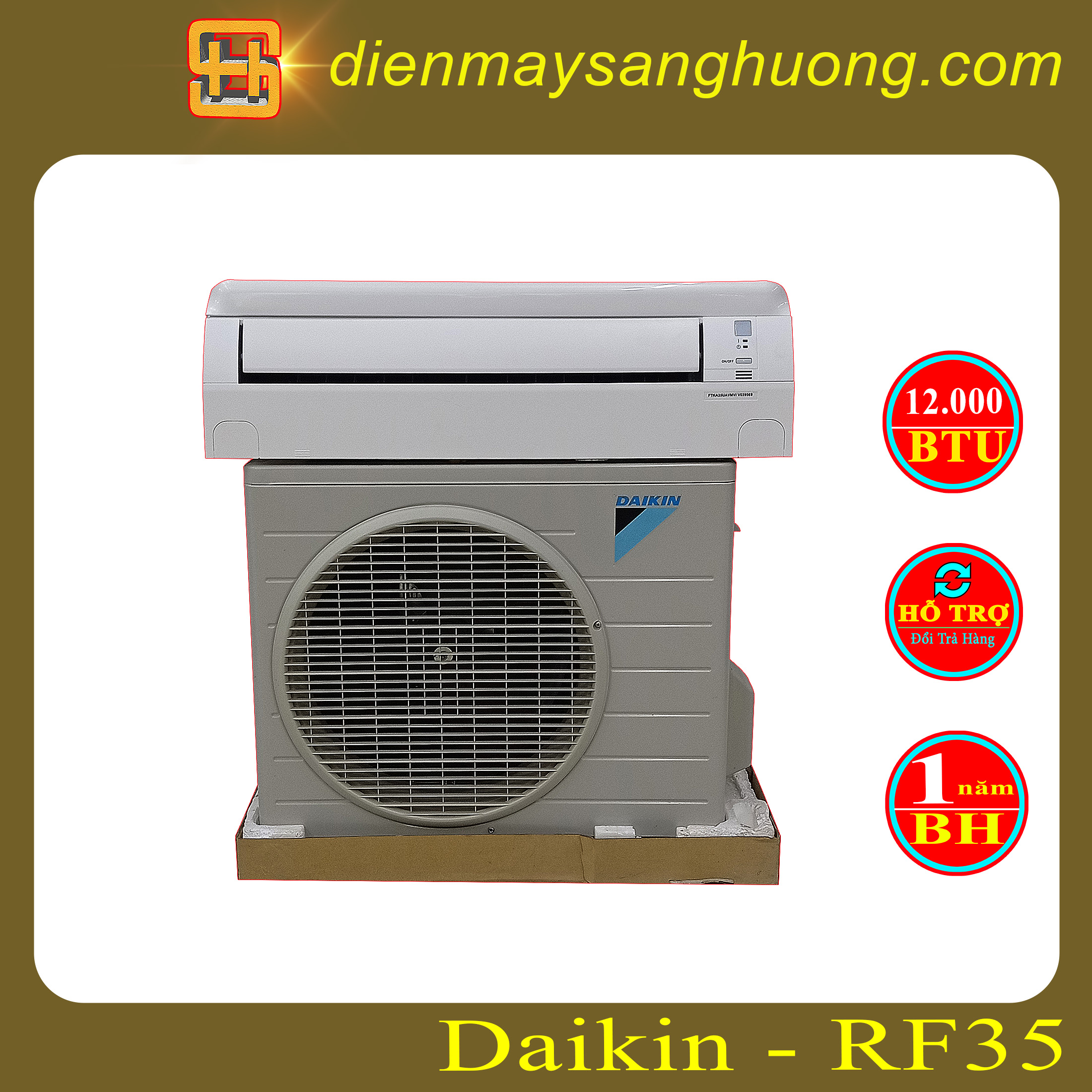 Điều Hoà Daikin Cơ 1C - 12.000BTU – FTF35