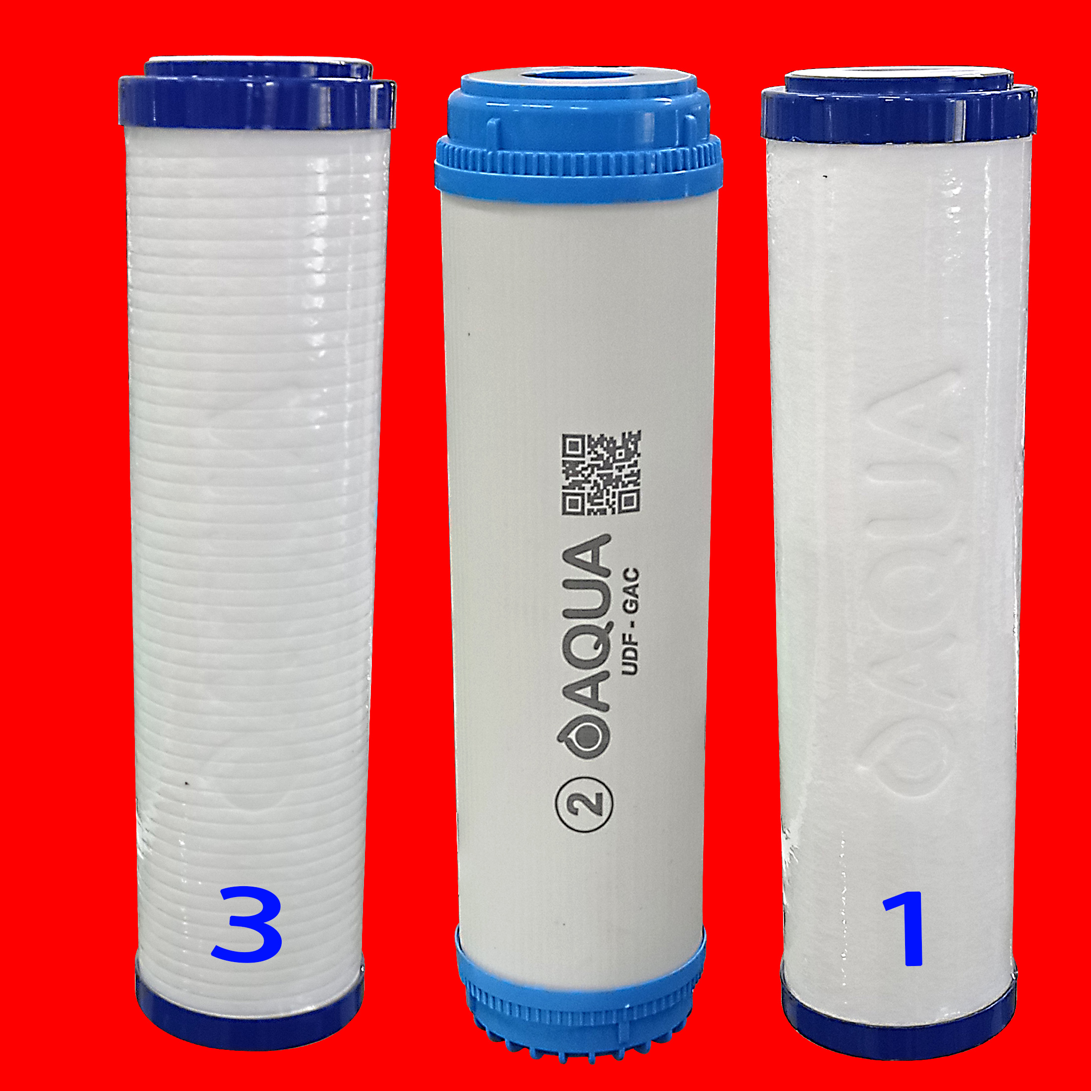 Bộ lõi lọc nước AQUA 1.2.3