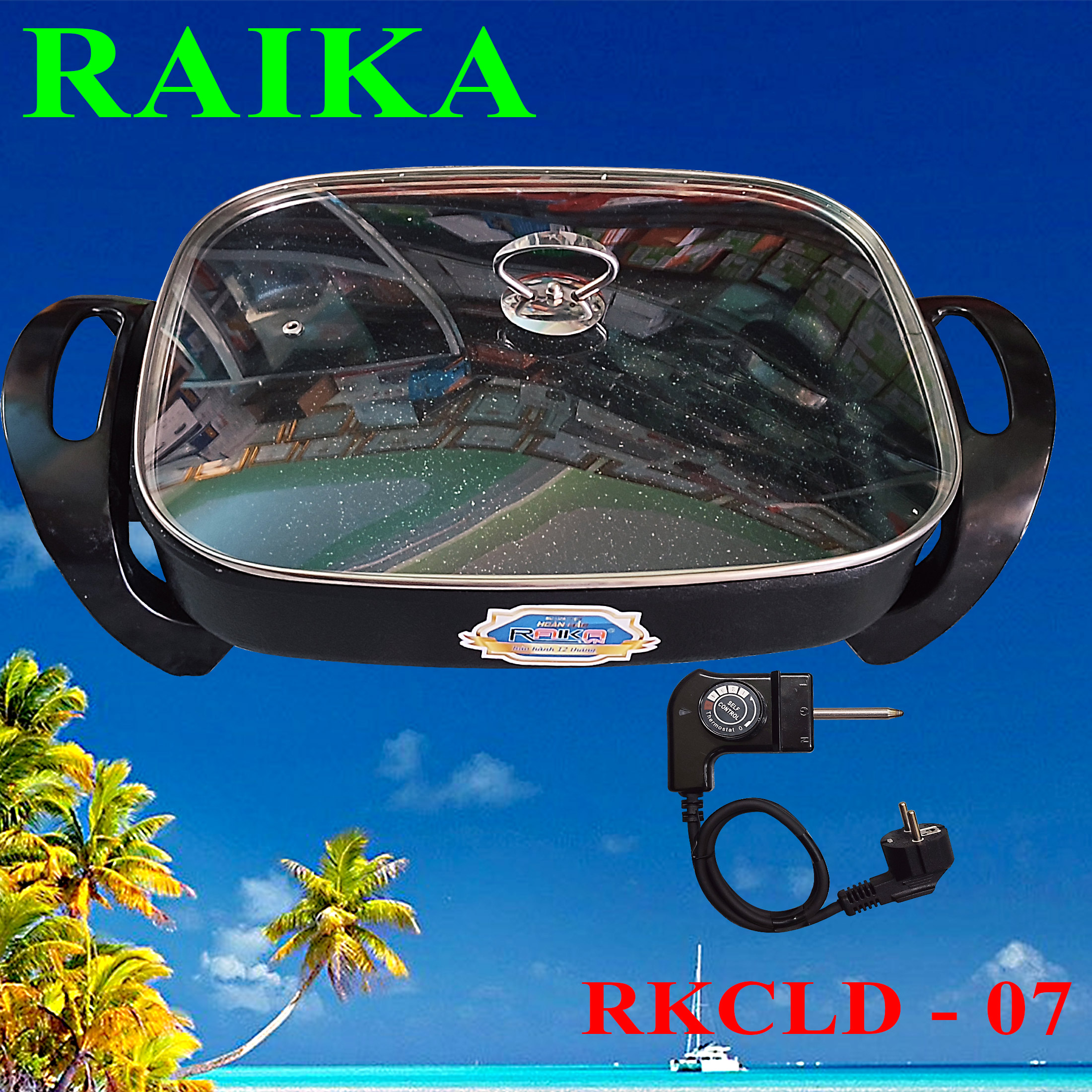 Nồi Lẩu Đa Năng RAIKA - 6 Lít – RKCLD - 07