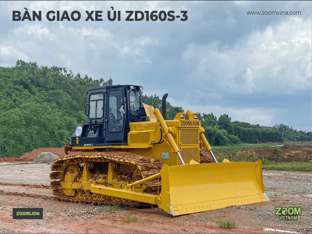 Bàn giao xe ủi ZD160S-3