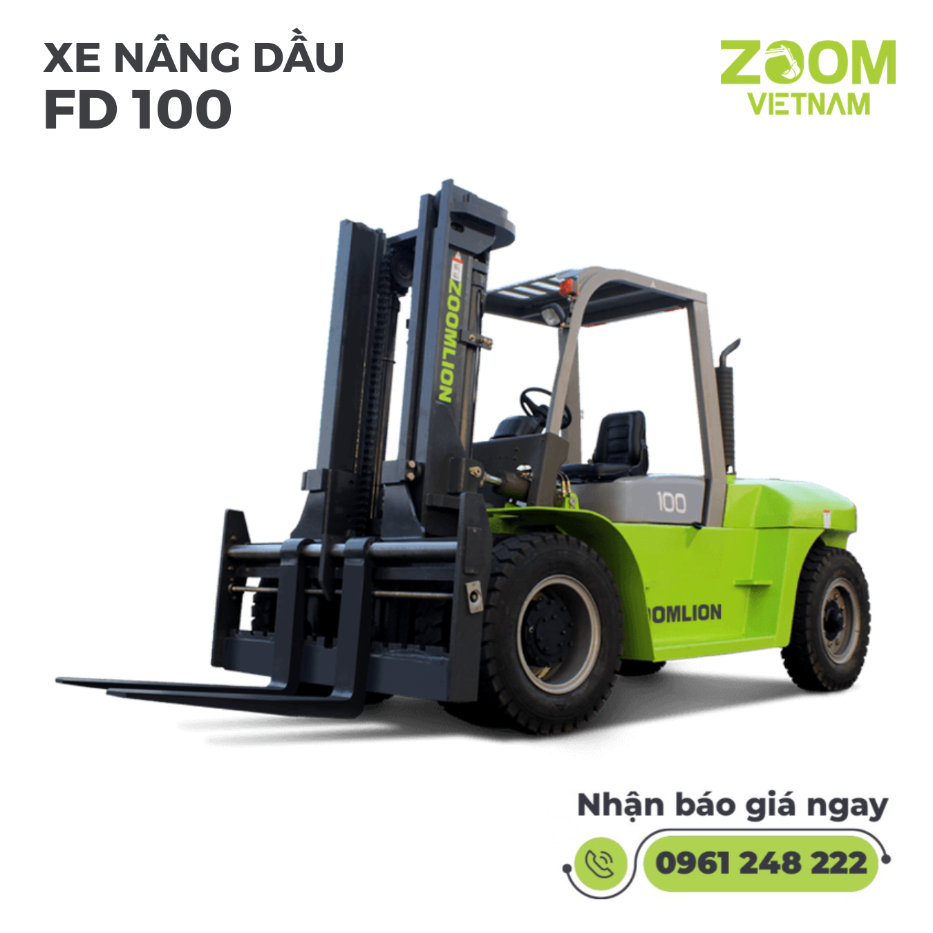 XE NÂNG DẦU 10 TẤN FD100