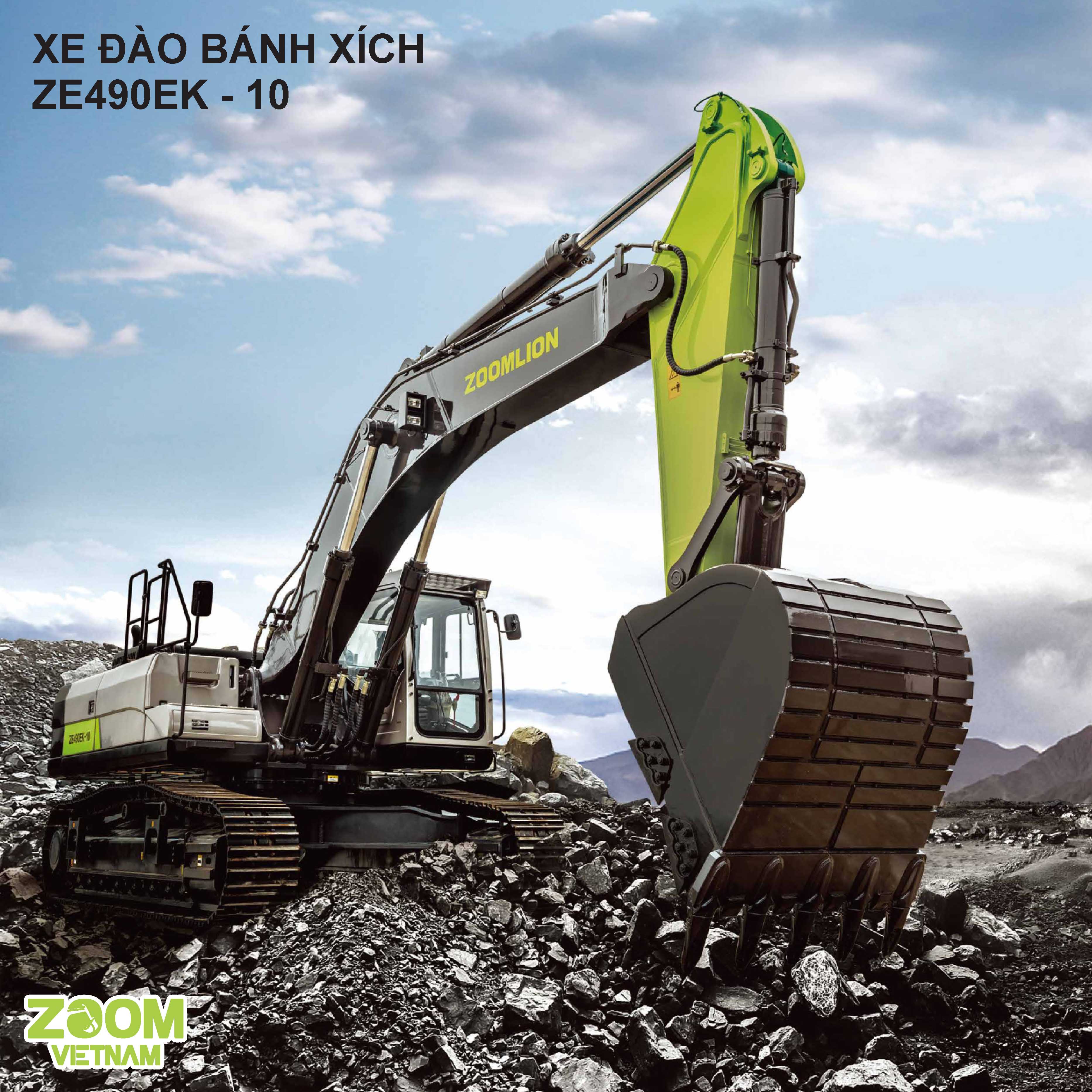 XE ĐÀO BÁNH XÍCH ZE490EK - 10