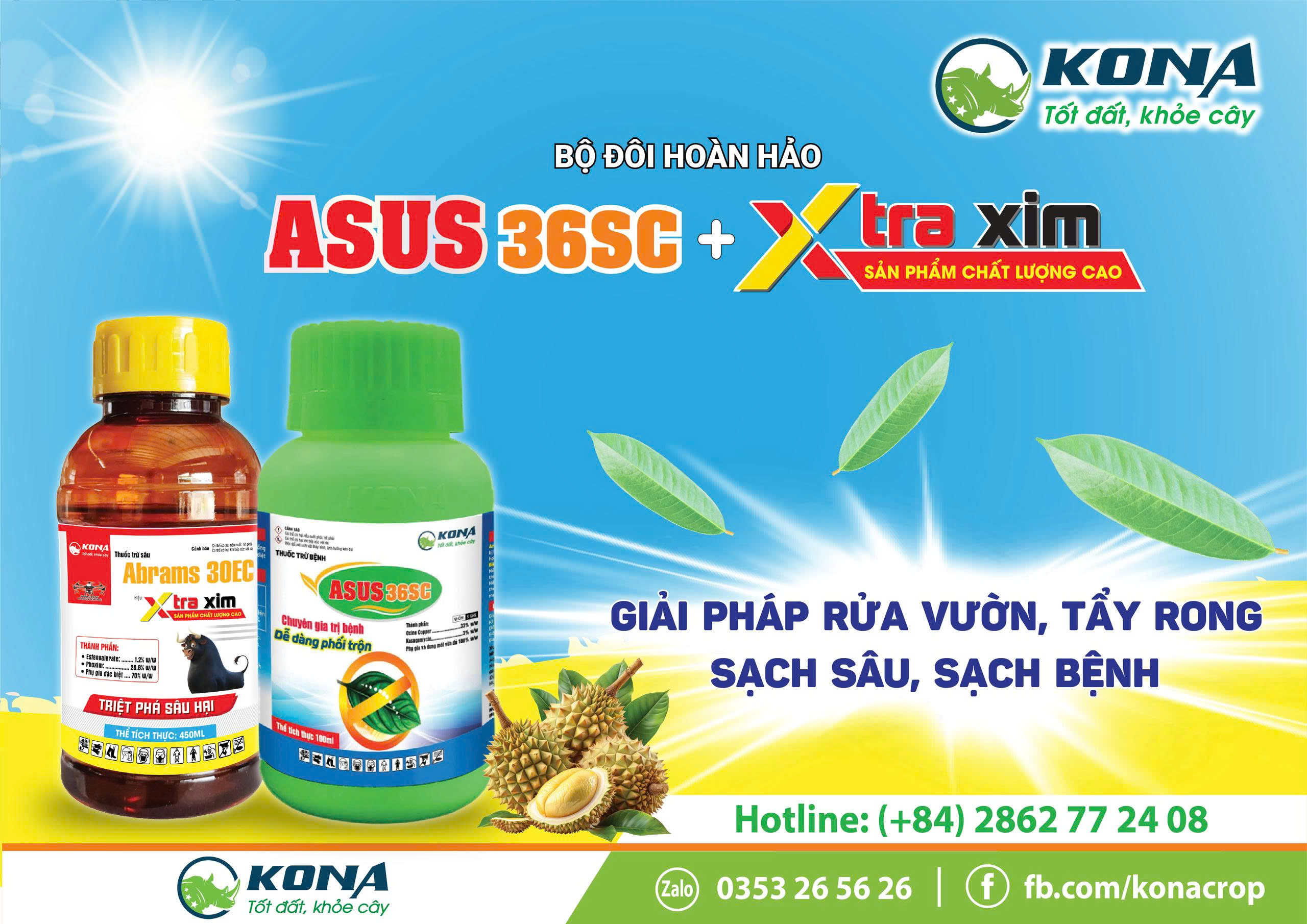 🌳 Kỹ Thuật Rửa Vườn Sầu Riêng & Giải Pháp Tổng Hợp Giúp Cây Bung Chồi Đồng Loạt- Phục hồi nhanh sâu thu hoạch và tăng năng suất cho vụ kế tiếp.
