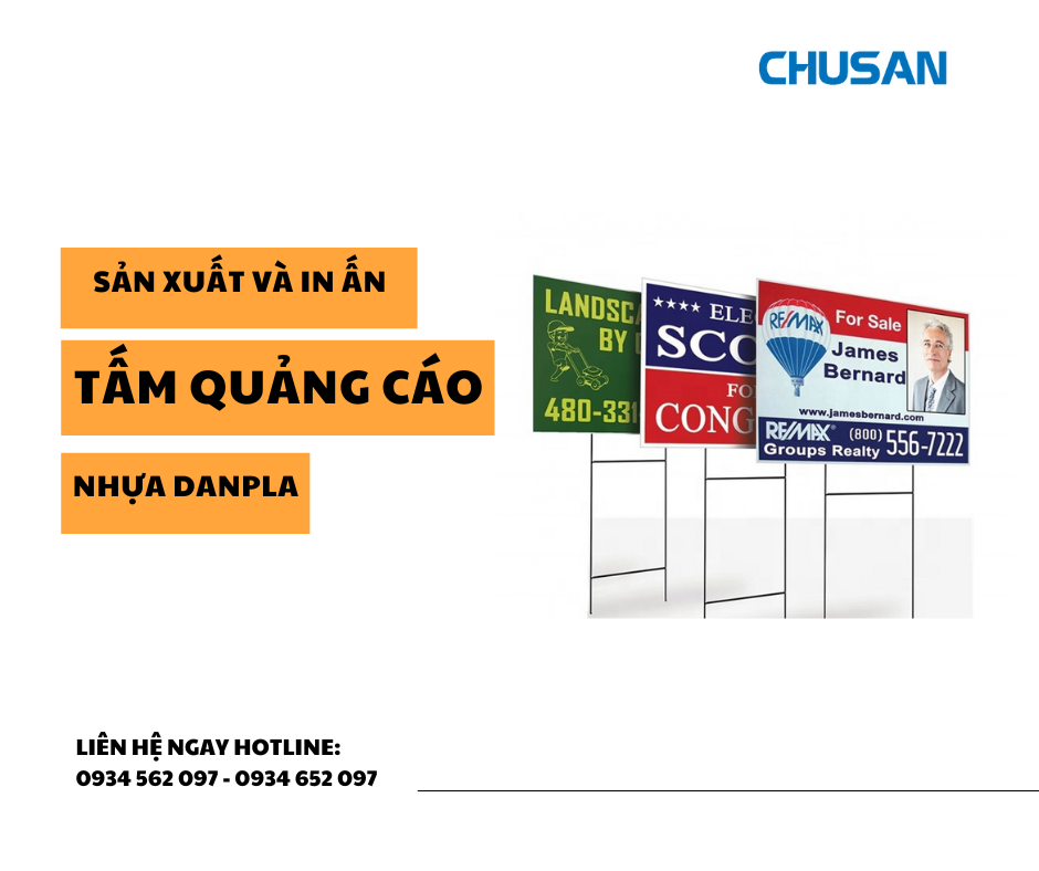Sản Xuất Và In Ấn Tấm Quảng Cáo Nhựa Danpla