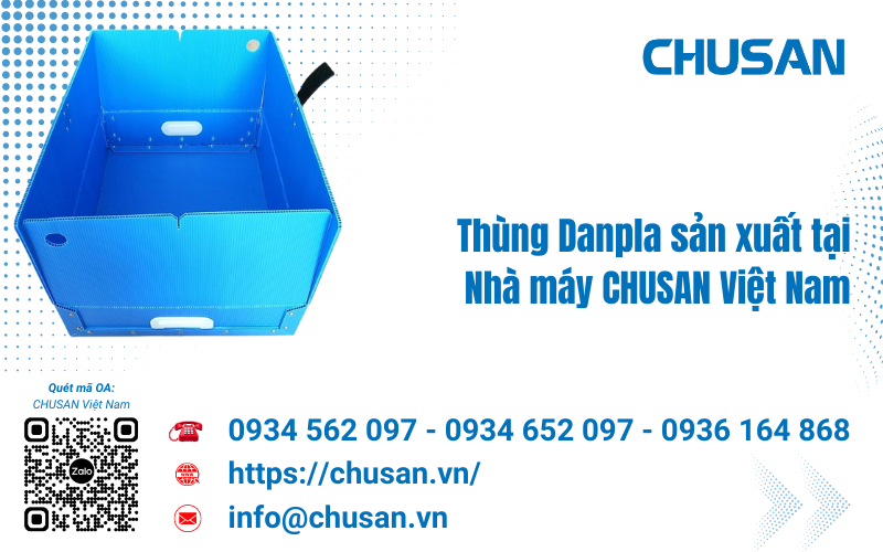 Thùng Danpla tại Hưng Yên sản xuất trực tiếp từ Nhà máy CHUSAN Việt Nam