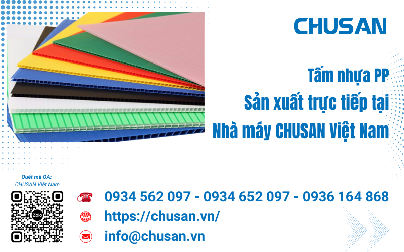 Tấm nhựa PP đầy đủ kích thước, độ dày, màu sắc mới nhất 2024