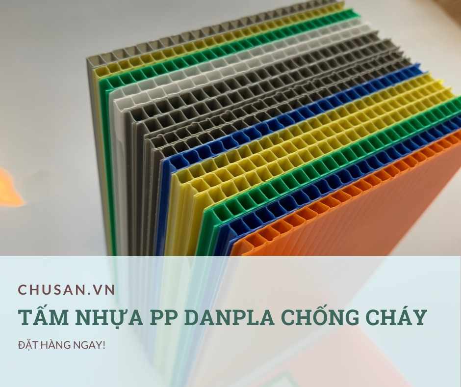 Tấm Nhựa PP Danpla Chống Cháy