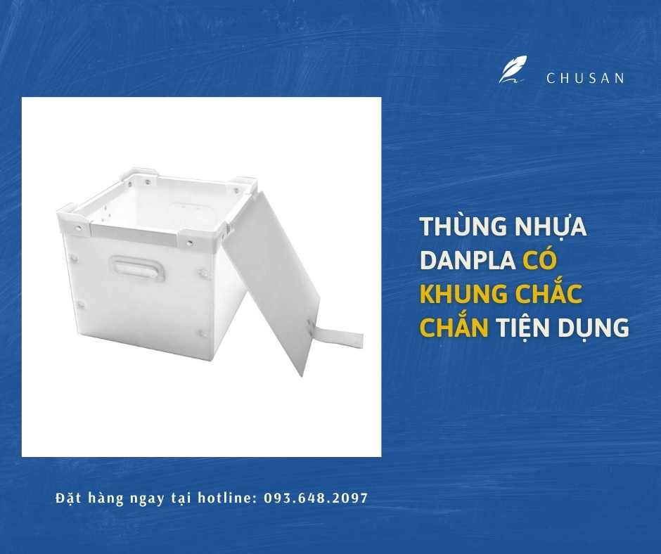 Thùng Nhựa Danpla Có Khung Chắc Chắn Tiện Dụng