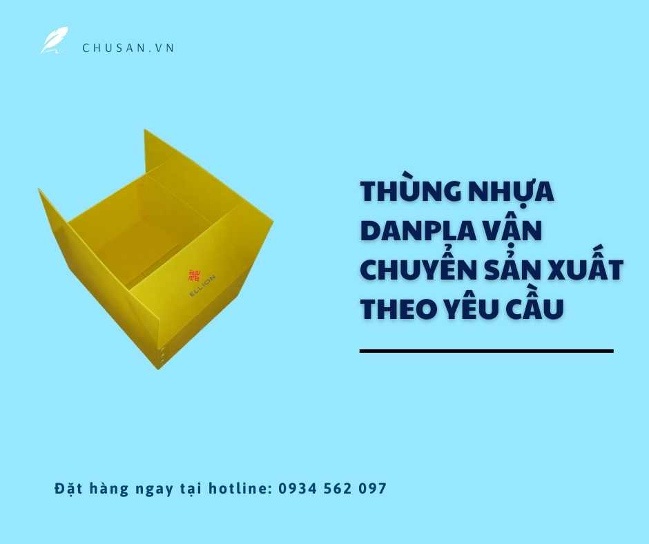Thùng Nhựa Danpla Vận Chuyển Sản Xuất Theo Yêu Cầu