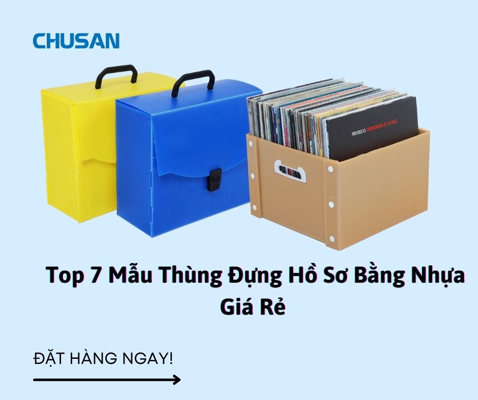 Top 7 Mẫu Thùng Đựng Hồ Sơ Bằng Nhựa Giá Rẻ