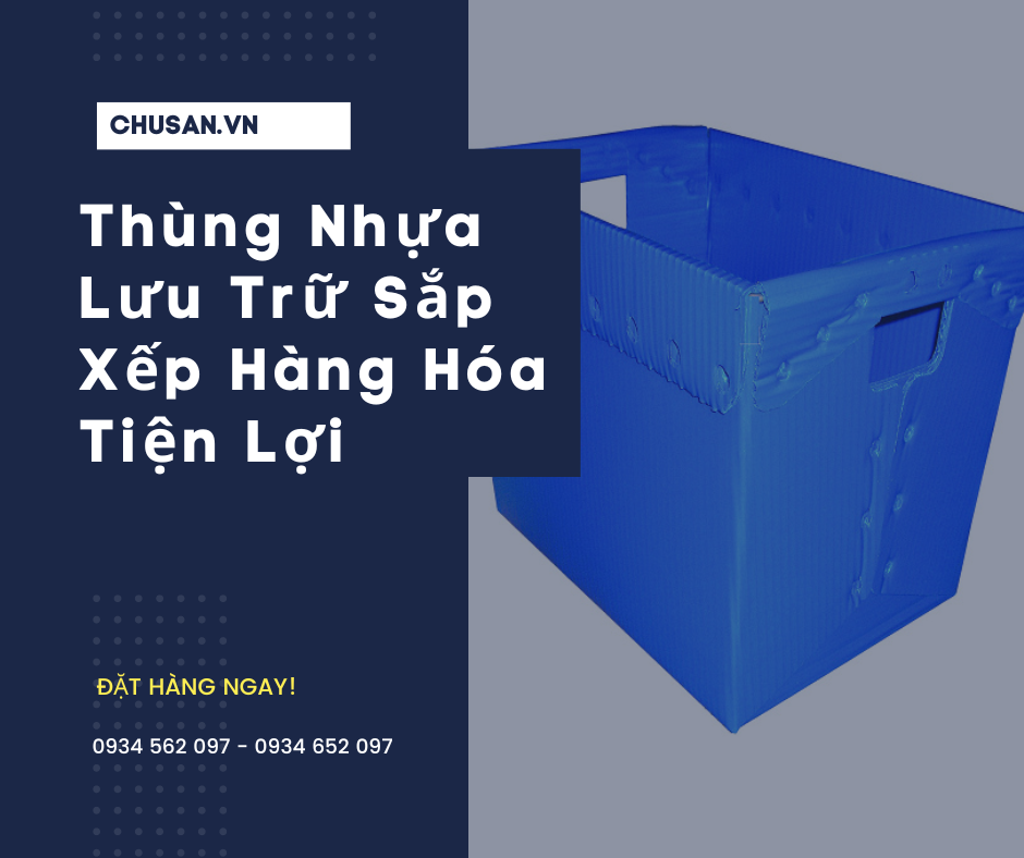 Thùng Nhựa Lưu Trữ Sắp Xếp Hàng Hóa Tiện Lợi