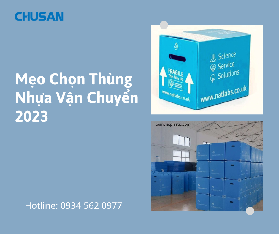 Mẹo Chọn Thùng Nhựa Vận Chuyển 2023