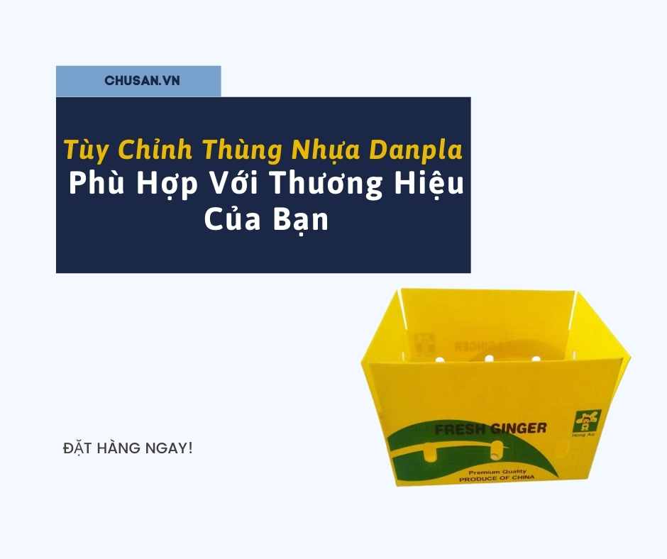 Tùy Chỉnh Thùng Nhựa Danpla Phù Hợp Với Thương Hiệu Của Bạn