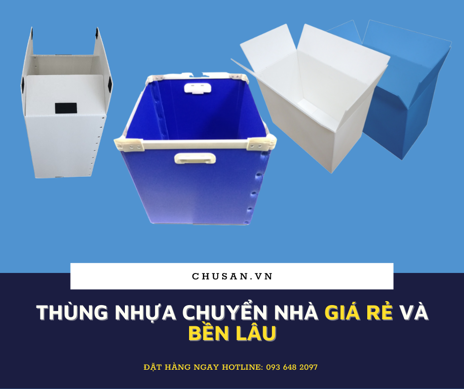 Thùng Nhựa PP Chuyển Nhà Giá Rẻ Và Sử Dụng Bền Lâu