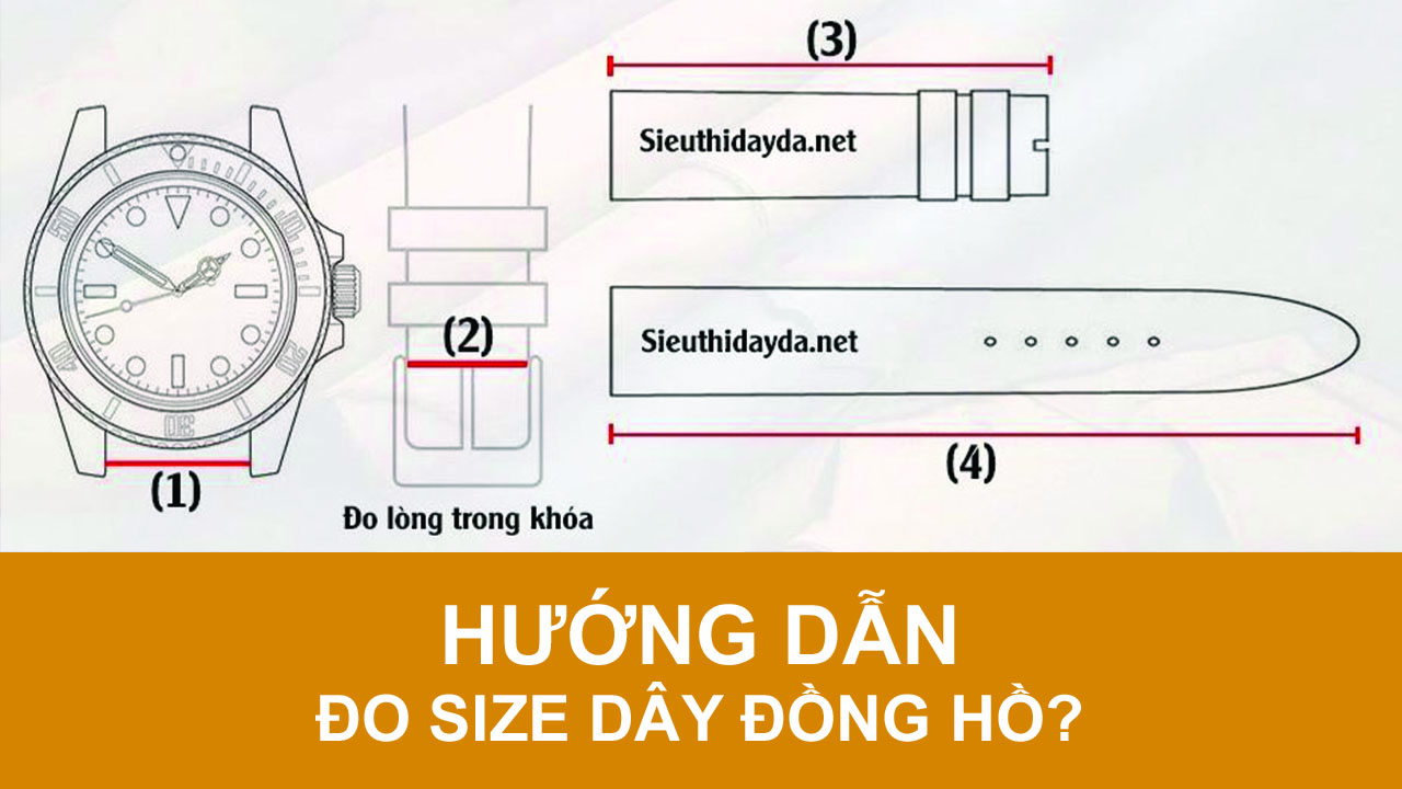 Cách đo size dây đồng hồ đeo tay để thay dây mới? Cách đo size dây đồng hồ đeo tay để thay dây mới?
