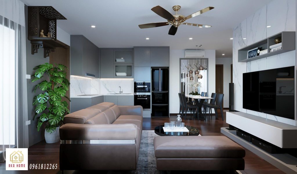 Căn hộ 76m2, chung cư Samsora Vạn Phúc