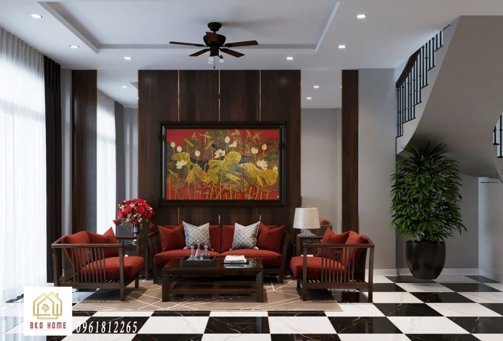 Thiết kế thi công nội thất nhà lô phố 56m2 , Nguyễn Trãi – Thanh Xuân – Hà Nội.