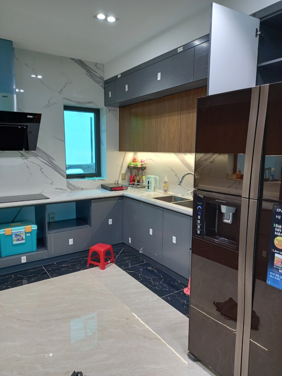 Thi công nhà 2 tầng chị Hương ở Hải Dương