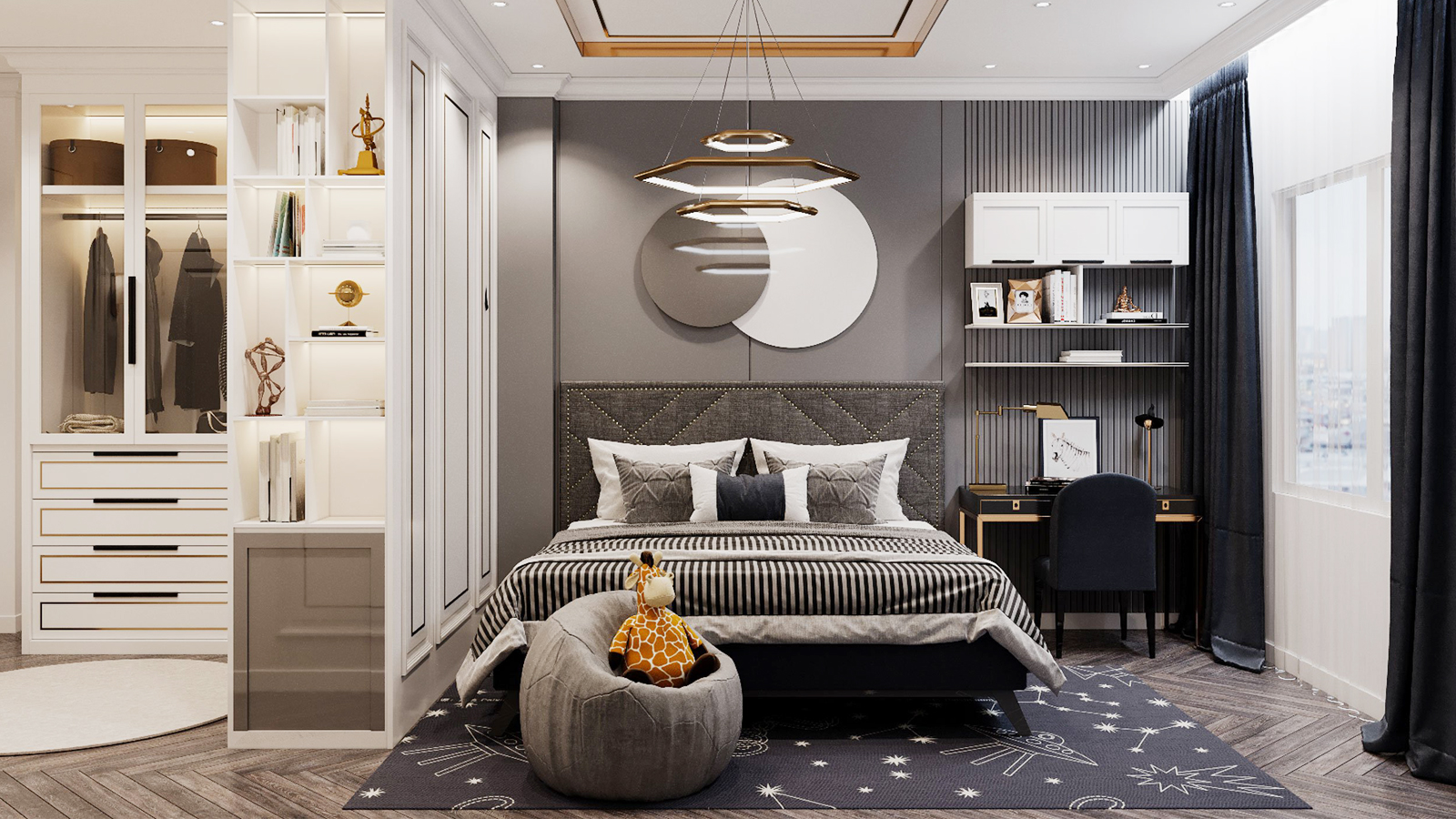 Thiết kế - thi công  nội thất nhà phố