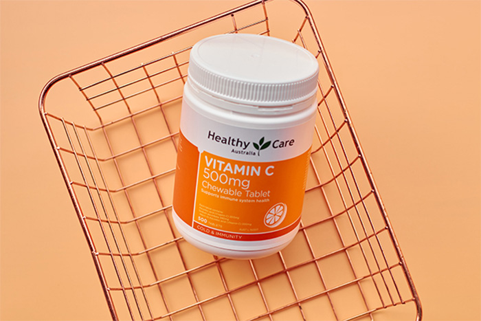 Viên nhai Healthy Care Vitamin C 500mg hộp 500 viên Úc Kshop