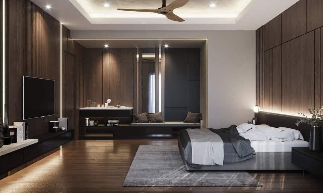  Sự sang trọng và thanh lịch nội thất phòng ngủ