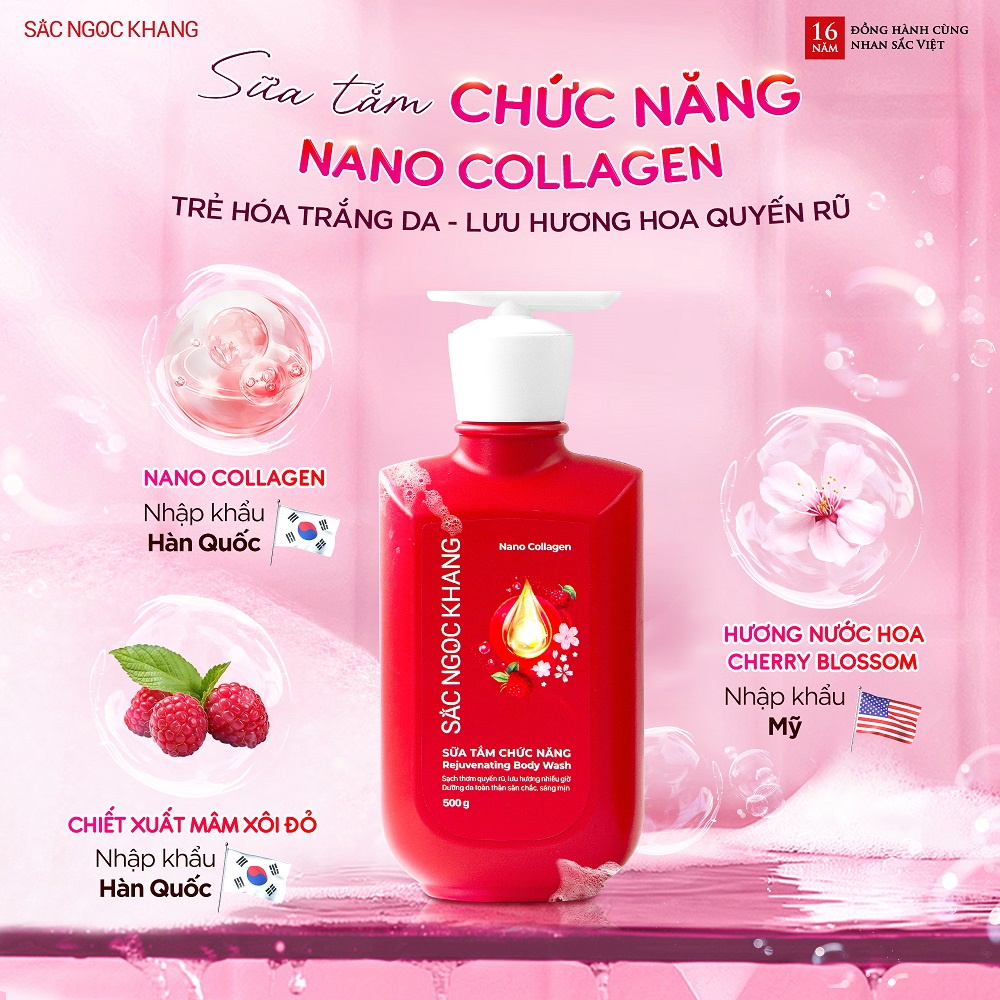 Thông Báo Ra Mắt Sữa Tắm Chức Năng Sắc Ngọc Khang
