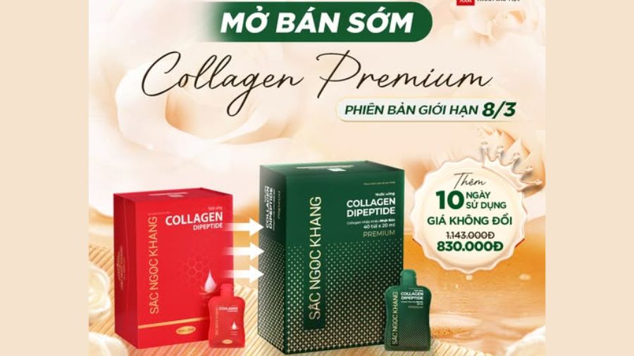 Sắc Ngọc Khang ra mắt Collagen Premium phiên bản đặc biệt nhân dịp 8/3