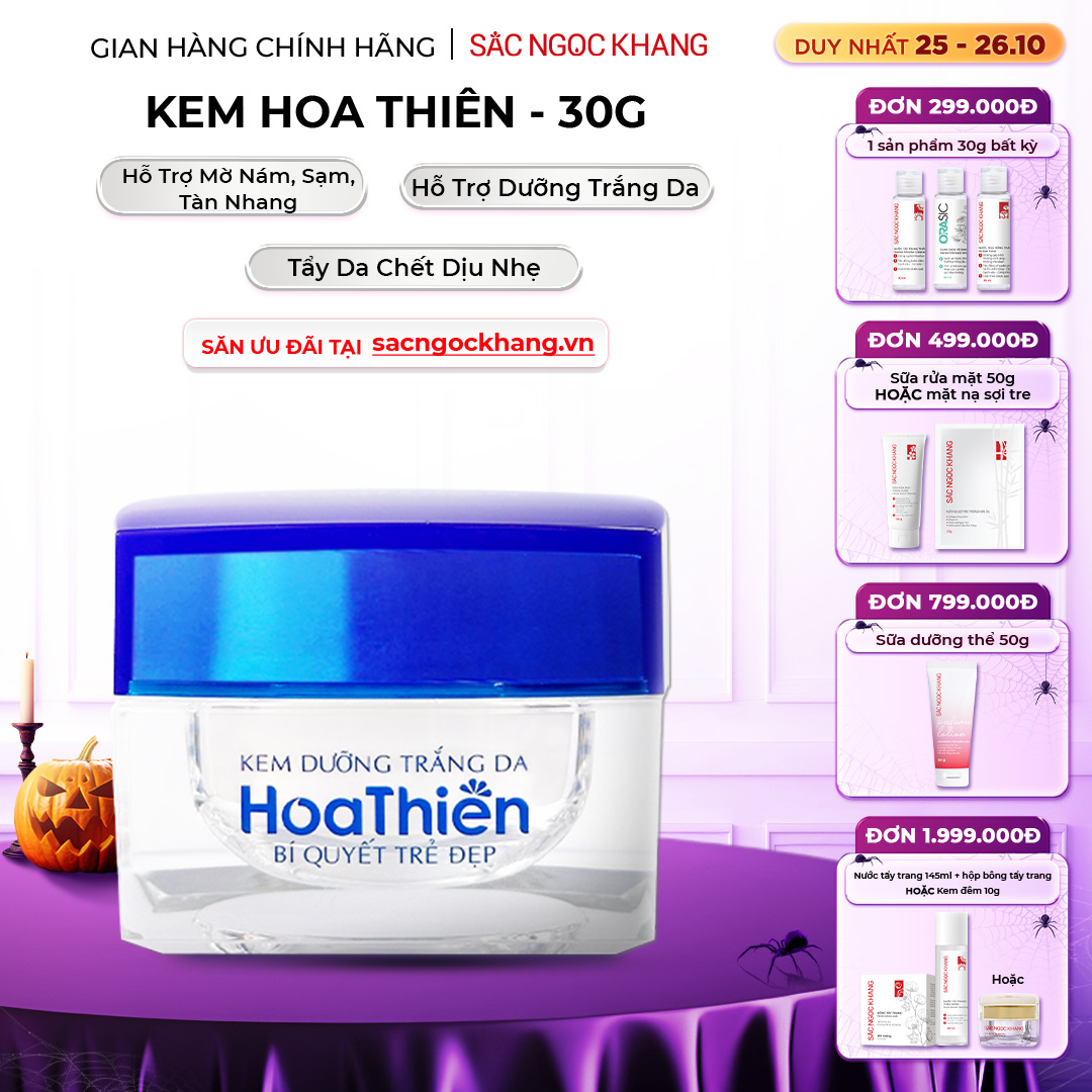 Kem dưỡng trắng da Hoa Thiên 30g