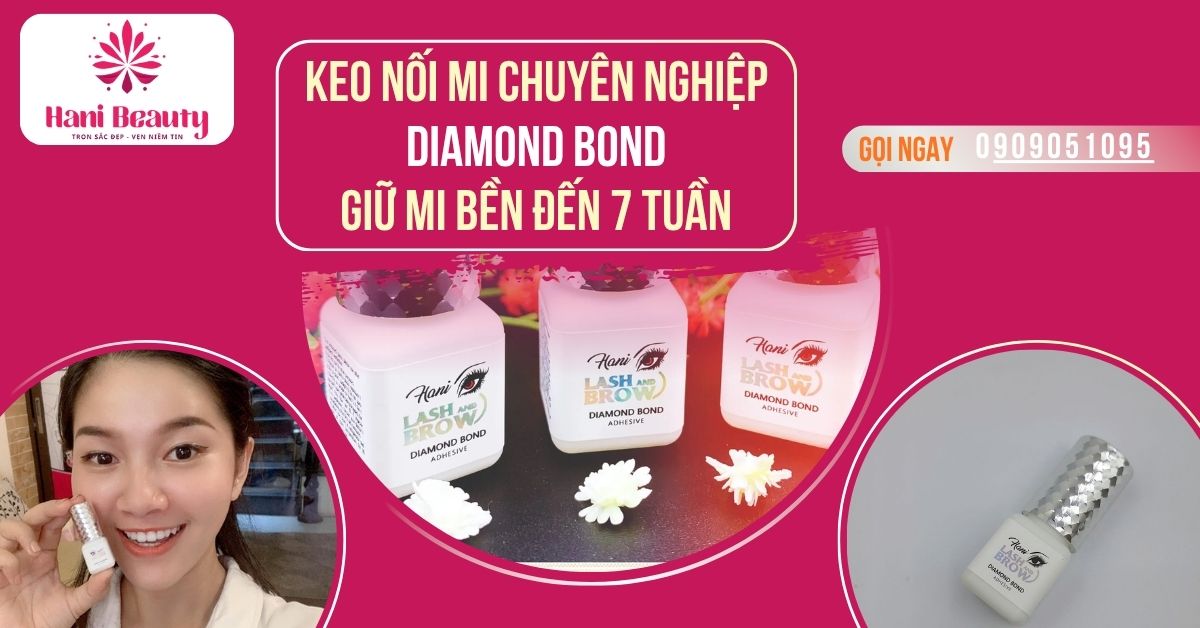 Keo Nối Mi Chuyên Nghiệp Diamond Bond – Giữ Mi Bền Đến 7 Tuần