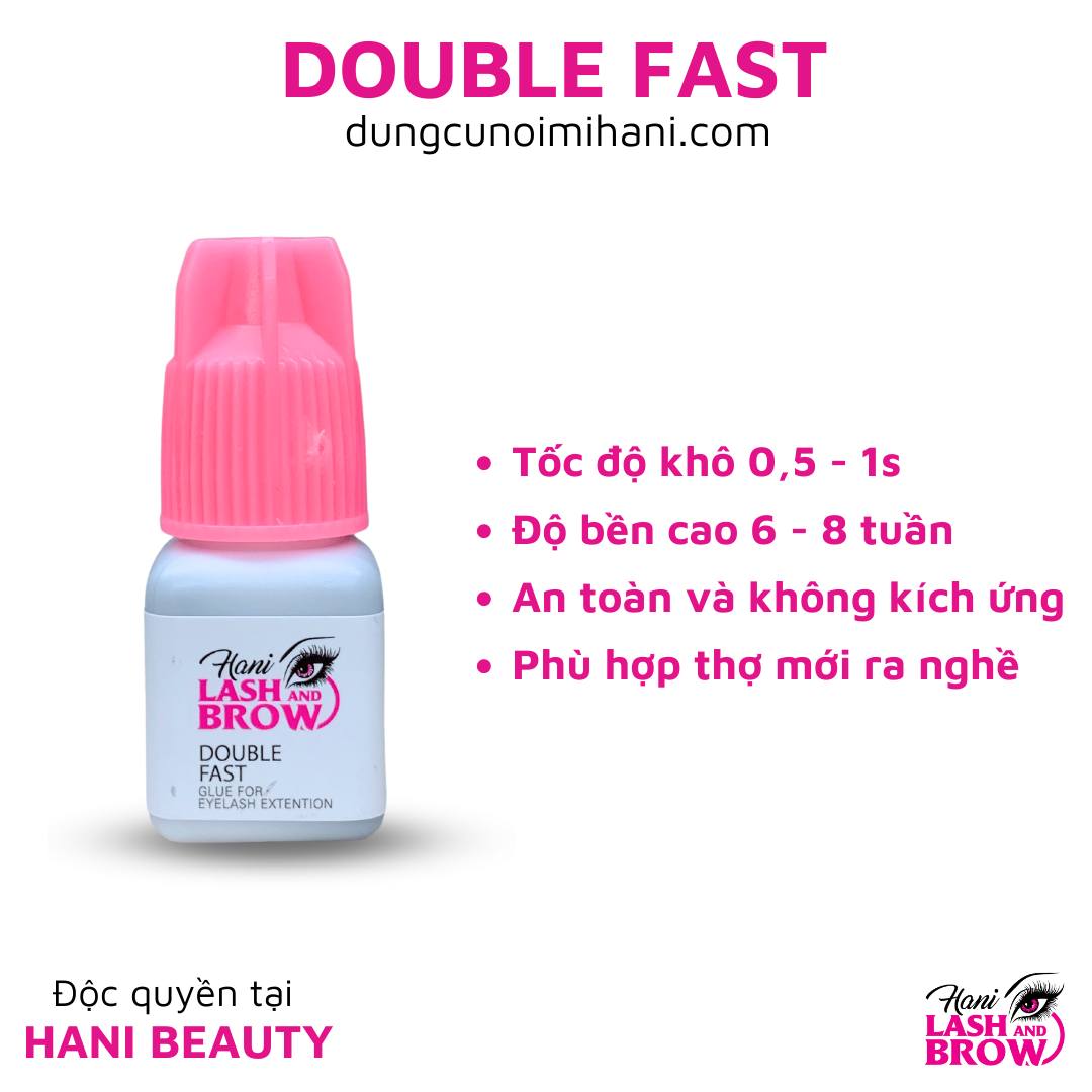 keo nối mi double fast