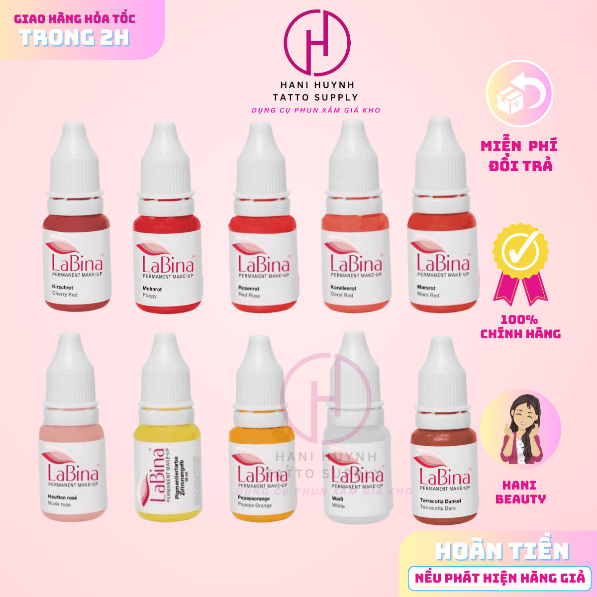 Mực Môi Thẩm Mỹ LABINA Đức